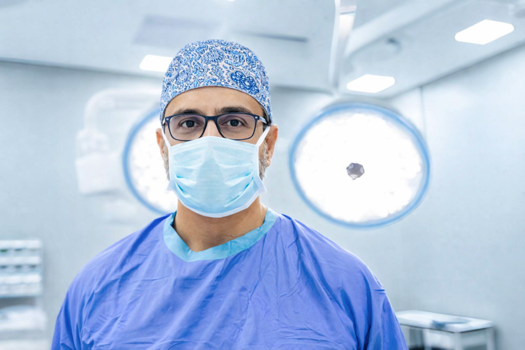 surgeon in or